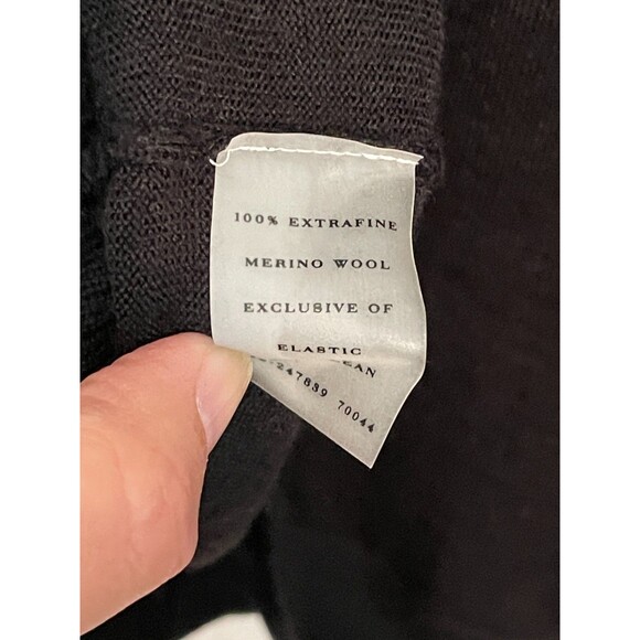 Ann Taylor 100% Merino Wool Black Turtleneck Sweater Women’s XXL Lightweight - Picture 6 of 7